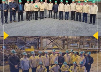 بازدید مدیرعامل  بیمه ایران از شرکت فولاد خوزستان