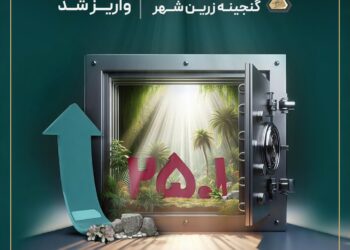 سود فروردین‌ماه 1404صندوق گنجینه زرین شهر واریز شد