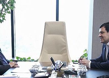 نشست مشترک مدیرعامل بانک ملت و استاندار سمنان