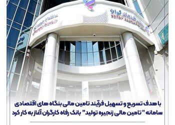 سامانه ” تامین مالی زنجیره تولید ” بانک رفاه کارگران آغاز به کار کرد