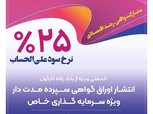 تامین مالی- بانک رفاه کارگران