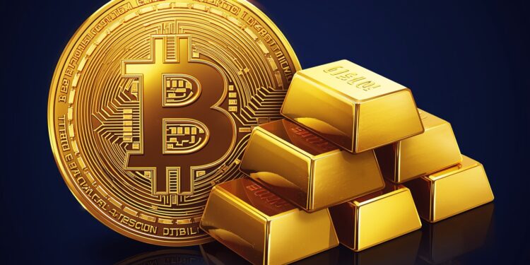 مقایسه بازدهی-بیت‌کوین و طلا