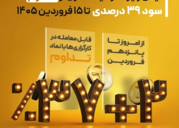 عیدی ویژه سرمایه‌گذاران از «تداوم»؛ سود ۳۹ درصدی تا ۱۵ فروردین ۱۴۰۵